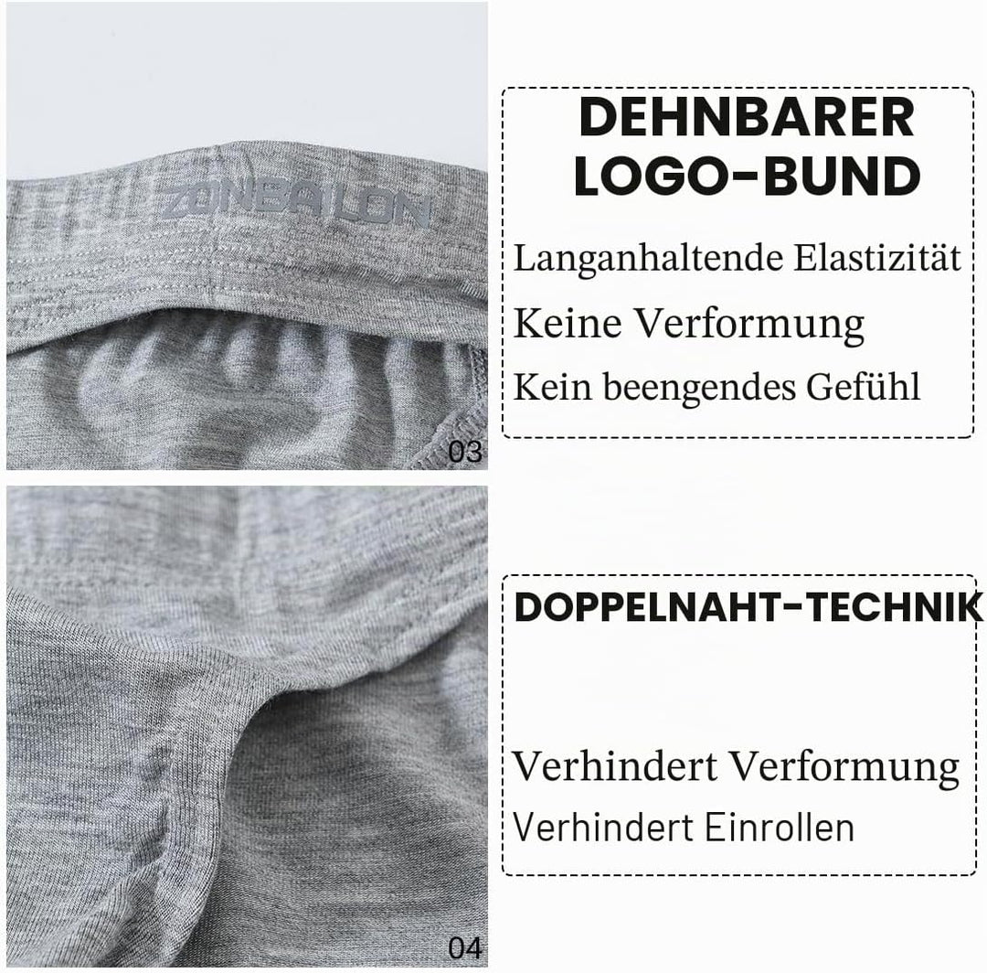 BIATWOWR Herren Dreiecks-Unterwäsche mit verstärktem Beutel für den Intimbereich, sexy, ohne Etikett