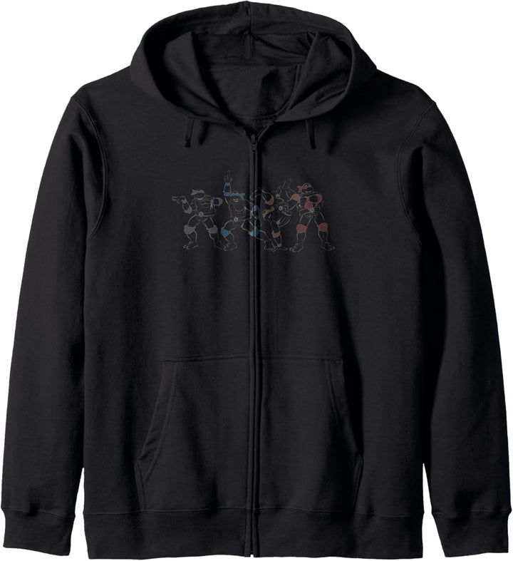 Teenage Mutant Ninja Turtles Outline Group Kapuzenjacke