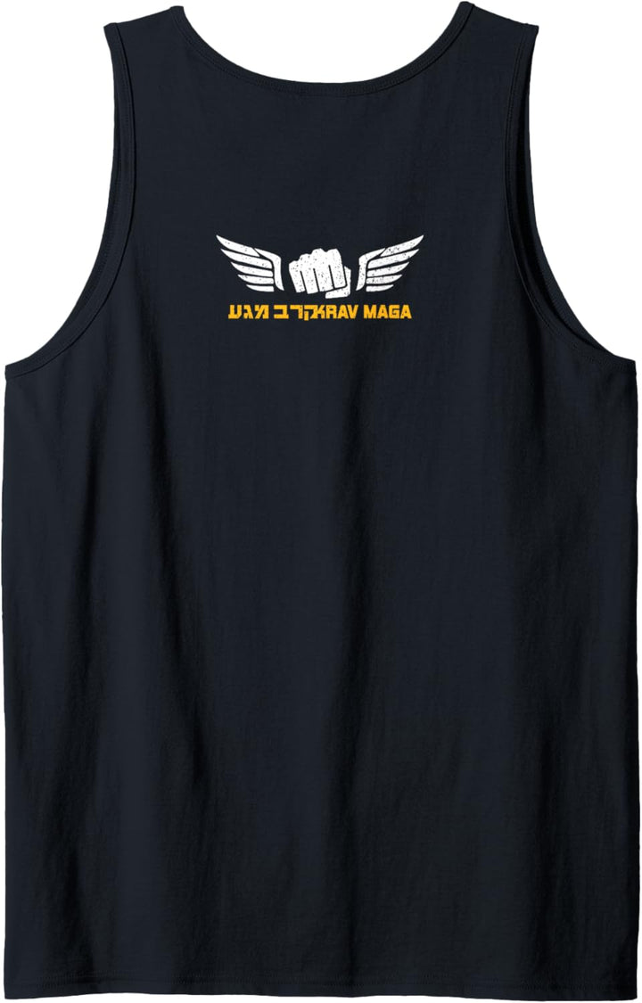 KRAV MAGA Shirt Israeli Combat System IDF Front Back Tank Top