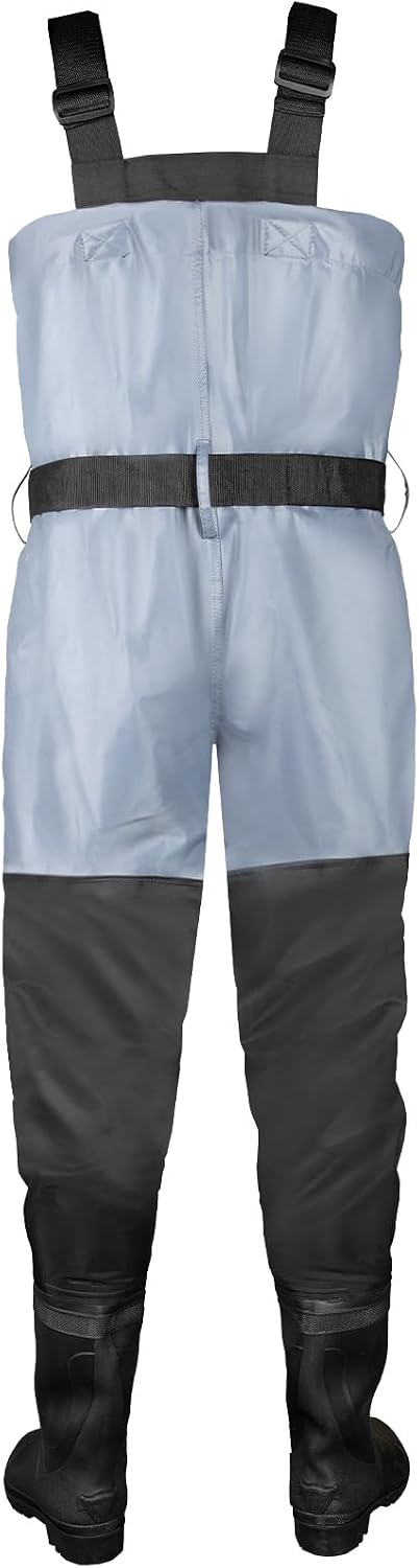 Night Cat Wathose Herren Damen Frauen Wathose mit Stiefeln Wasserdichte Atmungsaktive Crosswater Bla