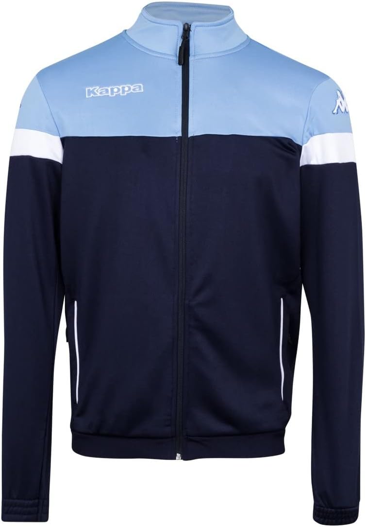 Kappa Herren Vacone JKT Jacke, Marineblau/Blau/Weiss, S