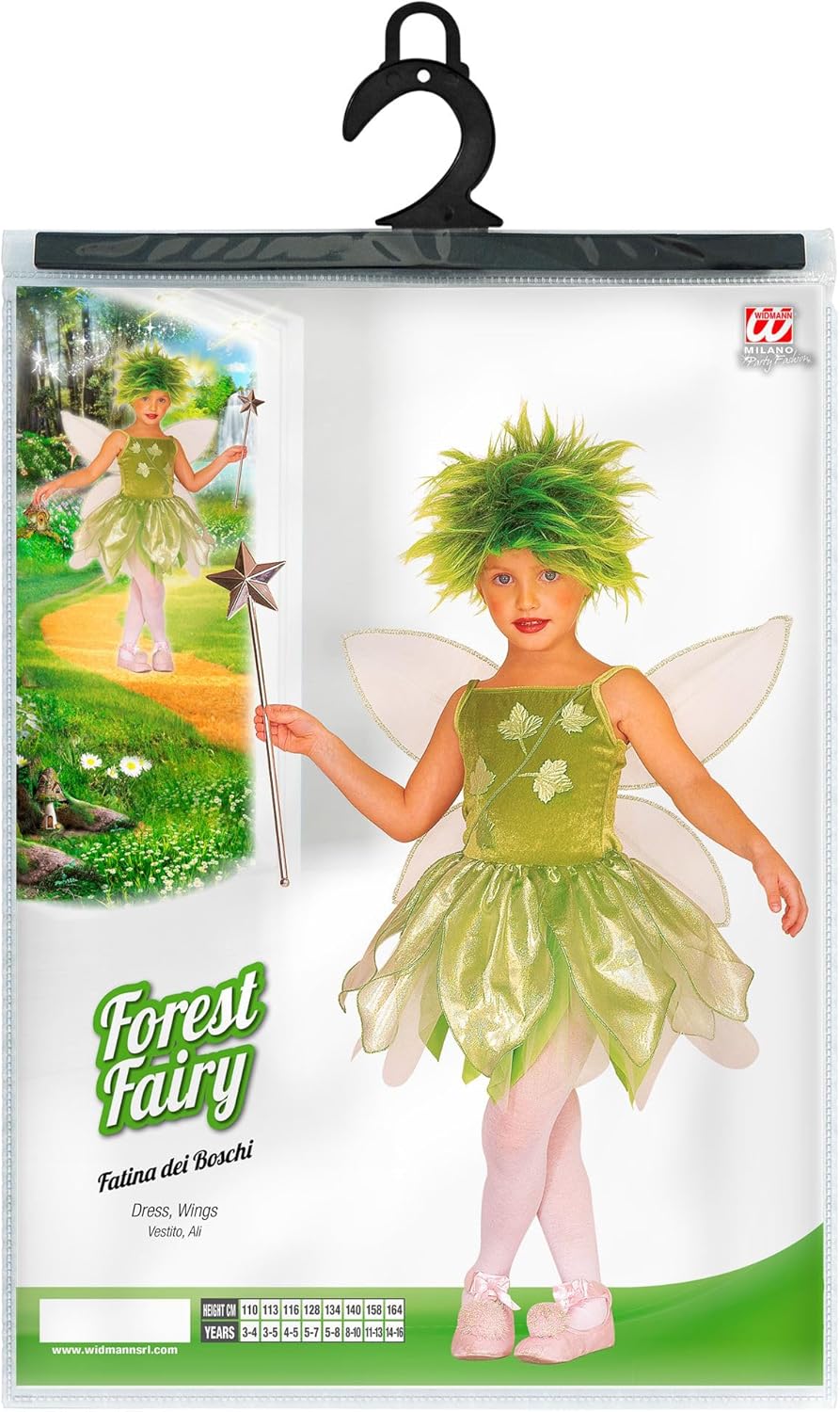 "FOREST FAIRY" (dress, wings) - (140 cm / 8-10 Years), 140
