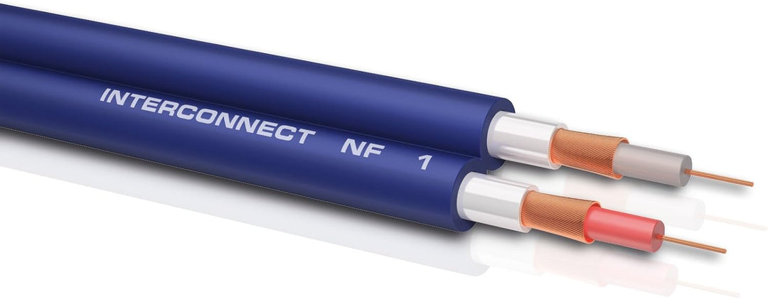 Oehlbach NF 1master 300 - Hervorragendes analoges Stereo Audio-Cinchkabel - 2x Cinch/2x Cinch, Vollm