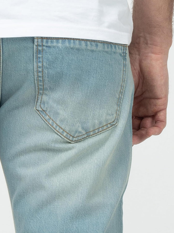 Rock Creek Herren Designer Jeans Denim Blau Hose Herrenjeans RC-2098 W29-W44 29W / 32L Rc-2441 Hellb