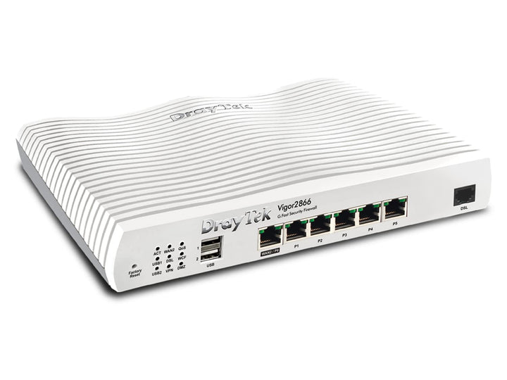 DrayTek Vigor 2866 - G.Fast Dual-WAN VPN Firewall Router, Vigor 2866