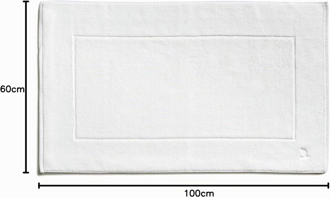 möve Superwuschel Badteppich 60 x 100 cm aus 100% Baumwolle, snow Snow 60 x 100 cm Uni, Snow 60 x 10