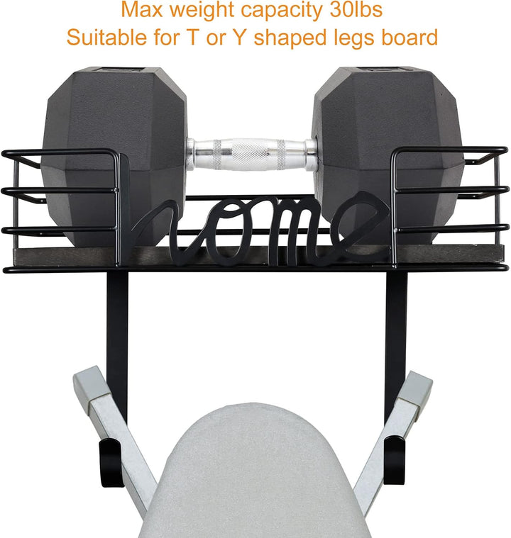 TJ.Moree Wäscheraum-Dekor-Bügelbrett-Kleiderbügel-Wandhalterung, Eisen und Bügelbretthalter, Wäscher