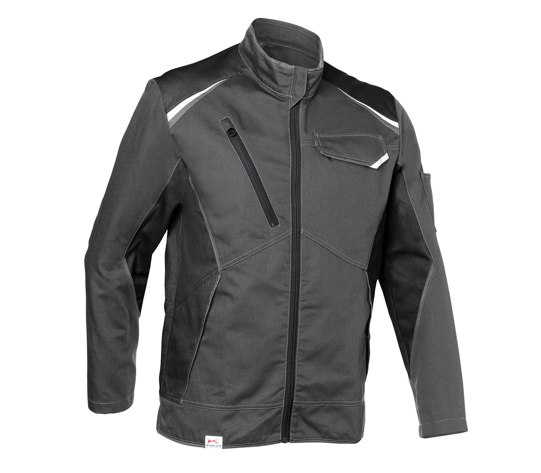 KÜBLER Workwear | KÜBLER ICONIQ Arbeitsjacke | anthrazit/schwarz | Grösse L, L