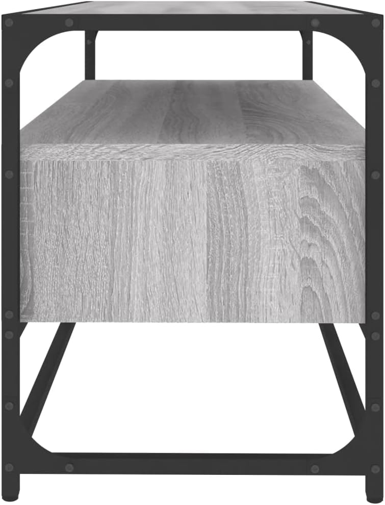 vidaXL TV Schrank, Fernsehschrank mit viel Stauraum, Lowboard für Fernseher Wohnzimmer, Fernsehtisch