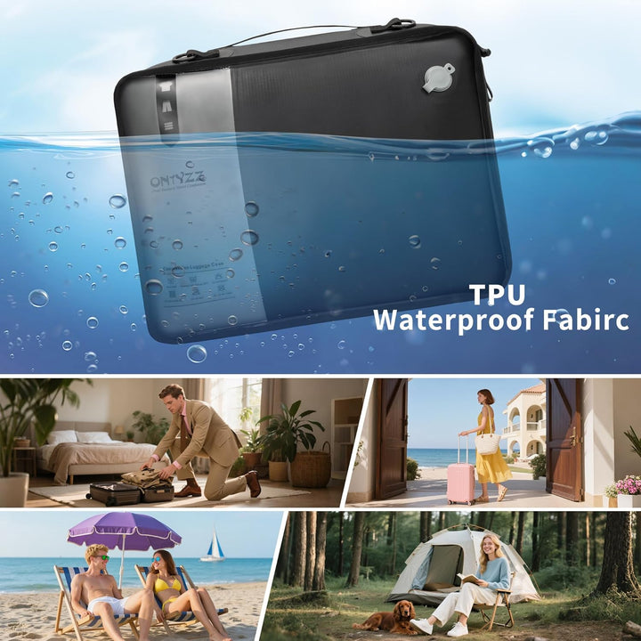 Vakuumbeutel für Kleidung Wiederverwendbar TPU Vakuumierbeutel mit Luftdichtem Ventil Reise Nylon Or