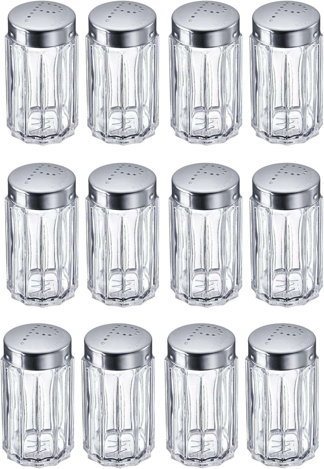Westmark Pfefferstreuer-Display, Inhalt: 12 Streuer, Fassungsvermögen: je 50 ml, Glas/Rostfreier Ede