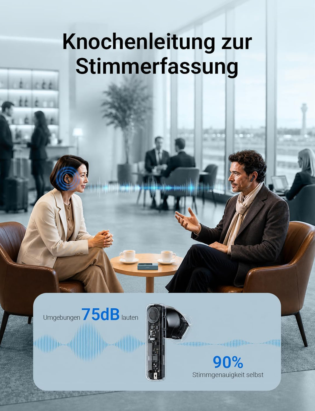 Timekettle X1 Meeting Interpreter Hub – KI-Übersetzer ohne App &amp; Abo, kostenlose Lifetime-Updates, 5