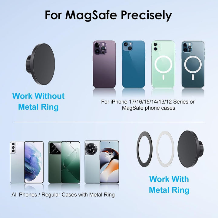 EEEKit Auto Getränkehalter Handyhalterung, Universal Magnetische Becherhalterung Kompatibel mit Mags