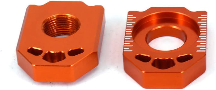 Motorrad-Hinterachsblock,Motorrad CNC Aluminium Hinterachsblock Kettenversteller für 85SX 125-450 SX