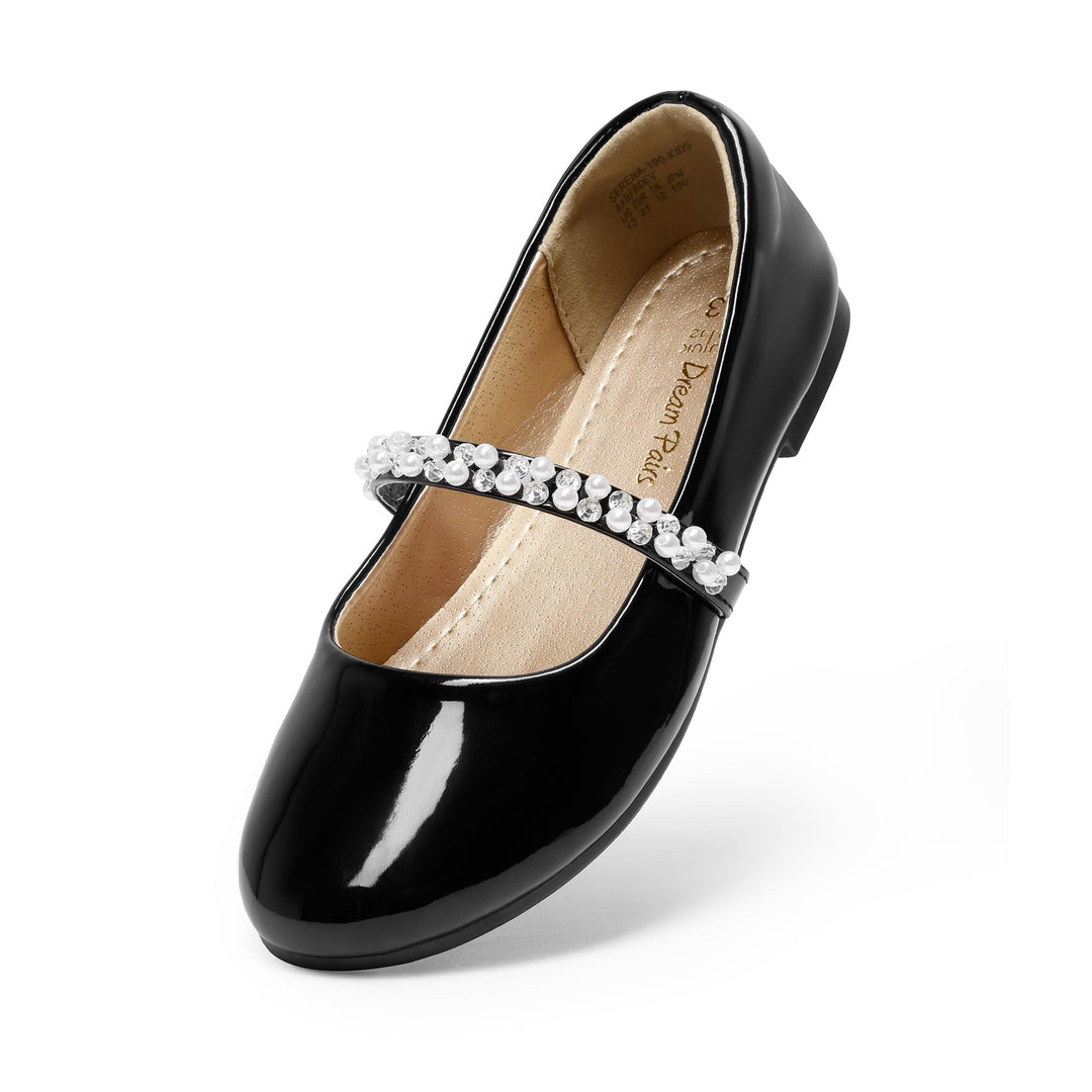 DREAM PAIRS Mädchen Mary Jane Strap Flache Schuhe Ballerinas Prinzessin Schuhe Flache Schulschuhe, S