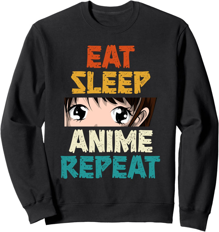 Japanischer Manga Kawaii Mädchen Otaku Lustiges Anime Sweatshirt