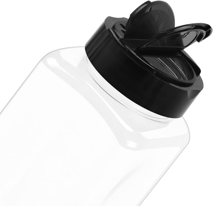 Gewürzstreuer aus Kunststoff, transparent, leer, mit Deckel, für Zucker, Salz, Kräuter, 500 ml, 8 St