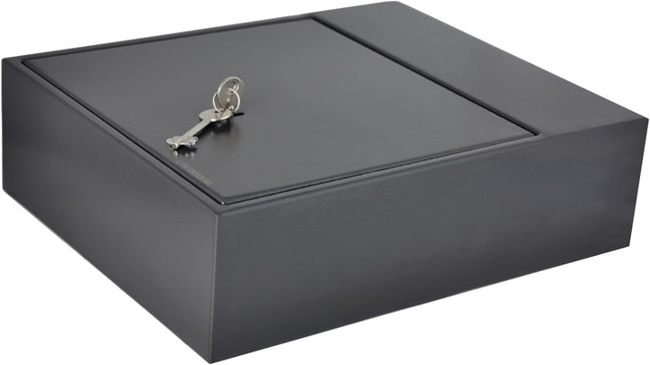 ALSTEN TECH Möbeltresor Bodentresor 38 x 31 x 11 cm Masse: 6,5 kg Geldtresor für Zuhause Büro und fü