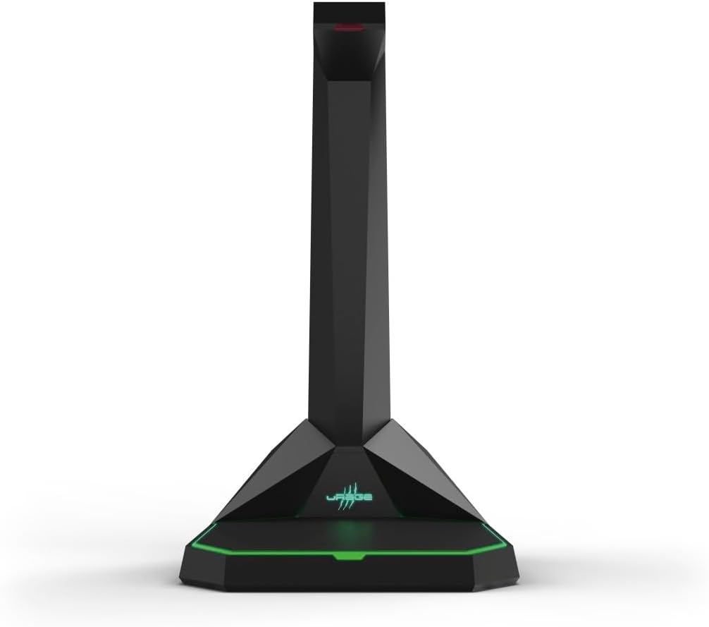 uRage Gaming-Headset SoundZ 920 mit Headset-Stand, Schwarz