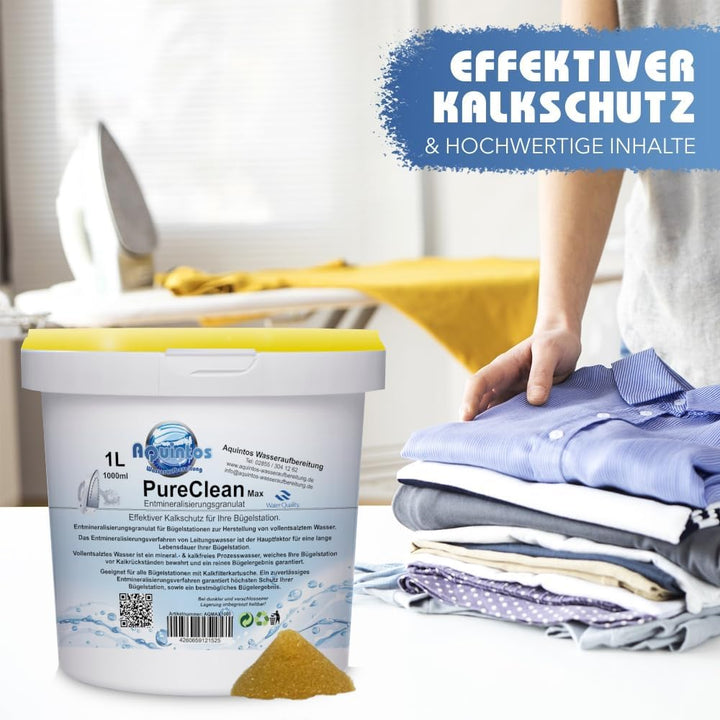 Filtergranulat Entmineralisierungsgranulat für Dampfbügeleisen (5 Liter), 5 Liter
