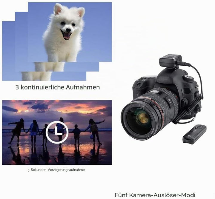 JJC JM-J2 Kabelloser Fernauslöser Fernbedienung für Olympus OM-1 OM-5 OM-D E-M5 Mark III E-M1 Mark I