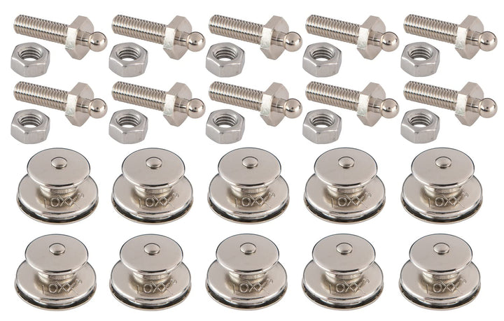 New Marine LOXX Set 10 Stück Oberteile + Gewindeschrauben M5x22