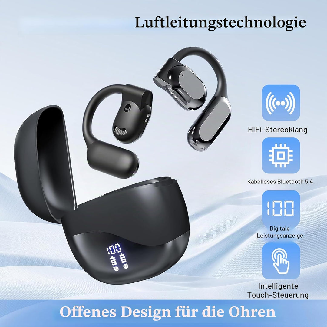 Bluetooth-Kopfhörer mit KI-Übersetzer, sofortige Konversation, kein WiFi, über 140 Sprachen, kompati