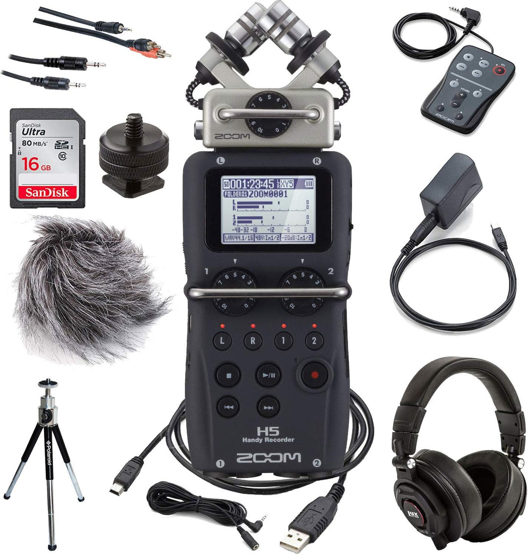 ZOOM APH-5 Zubehör-Pack für H5 & SanDisk Extreme PRO SDHC UHS-I Speicherkarte 32 GB (V30, Übertragun