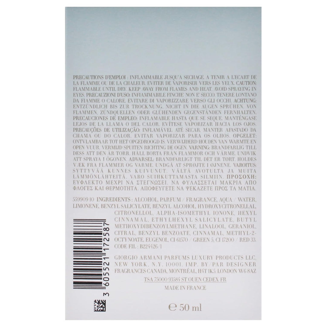 Armani Acqua di Gioia Eau de Parfum, Zerstäuber, 50 ml 50 ml (1er Pack), 50 ml (1er Pack)