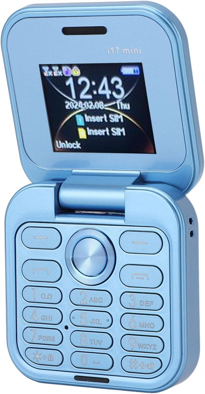 Entsperrtes Klapphandy für Senioren, ältere Menschen, 2G Basic, Einfach zu Bedienendes, Kleinstes Mo