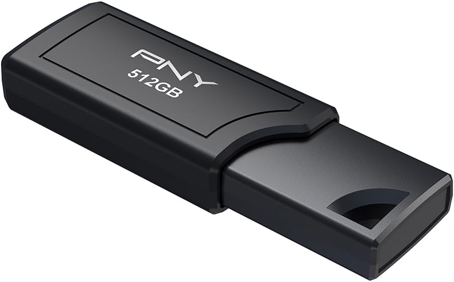 PNY 512GB PRO Elite V3 USB 3.2 Gen 2 Flash-Laufwerk, bis zu 1000 MB/s Lesen & 800 MB/s Schreiben, Ex