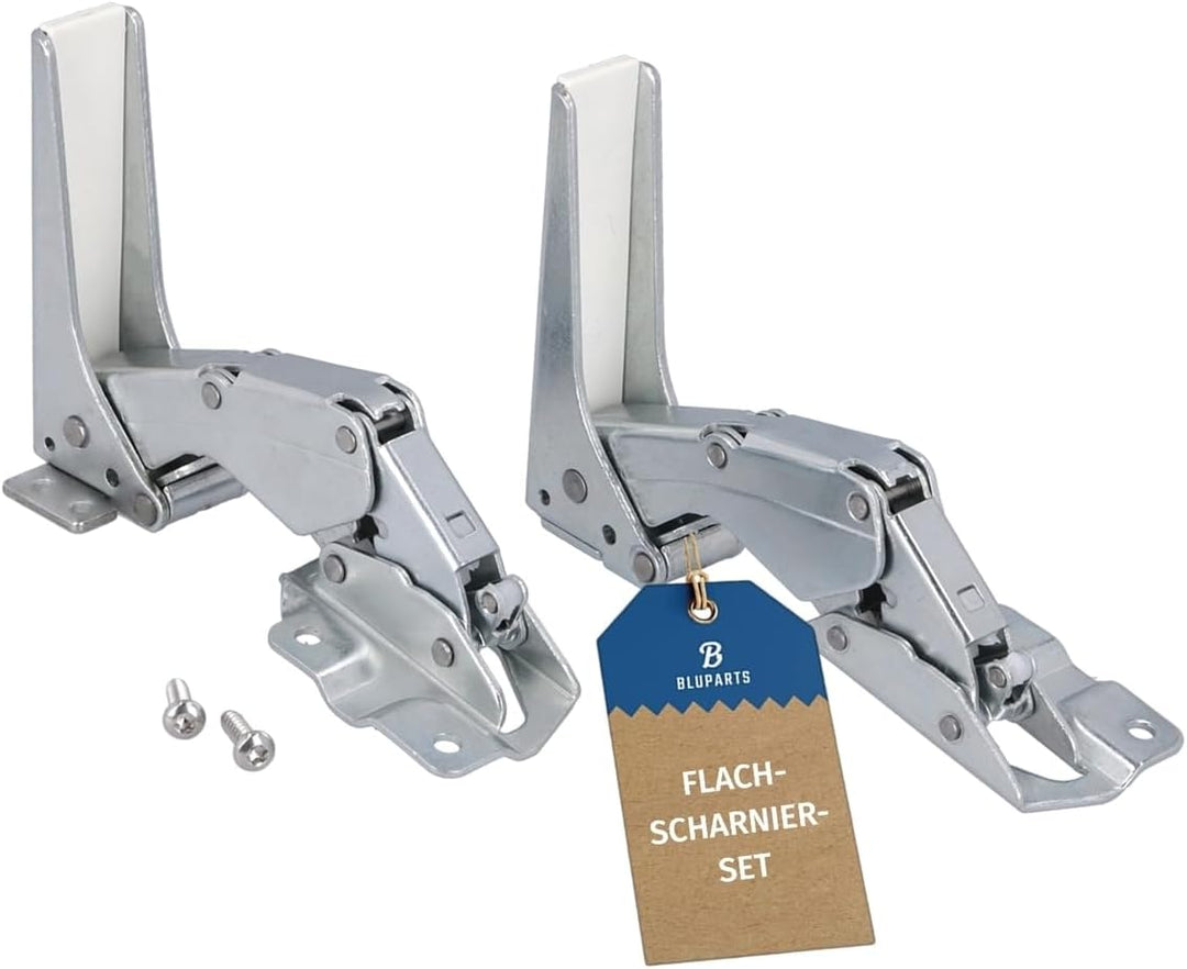 easyPART Kompatibel/Ersatz für Amica 10090982 Türscharnier Set oben unten wie AEG 4055504197 für Küh
