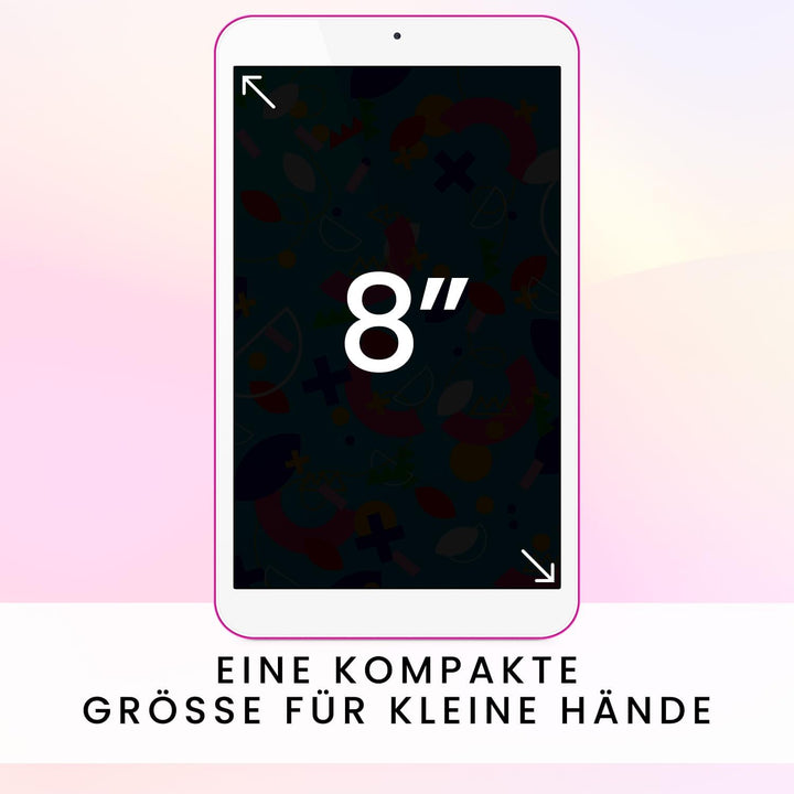 SPC Gravity 3 Mini – Tablet für Kinder mit 8" Display, Kindersicherung, 4GB RAM, 64GB erweiterbarer