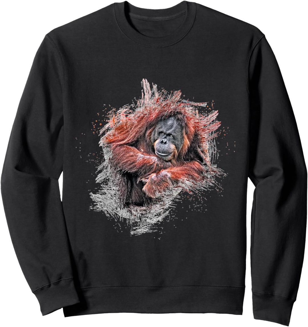 Affe Orang-Utan Sweatshirt