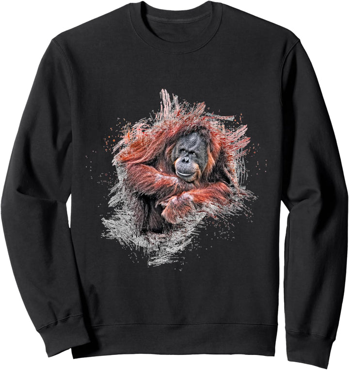 Affe Orang-Utan Sweatshirt