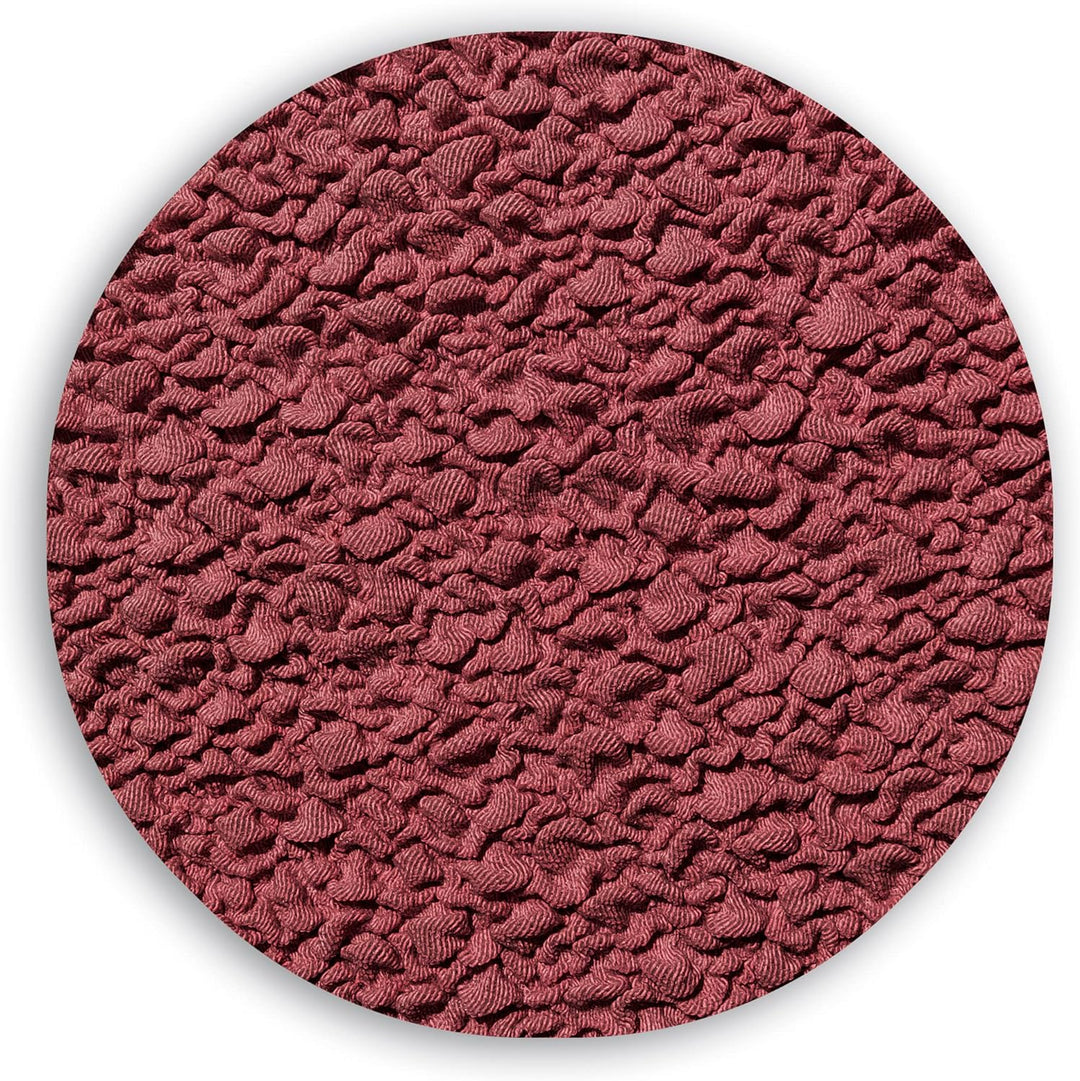 Milica Bezug für Ecksofa aus anpassbarem Stoff, normale Grösse (bis zu 450 cm), Farbe 08 Rot 08 - Ro