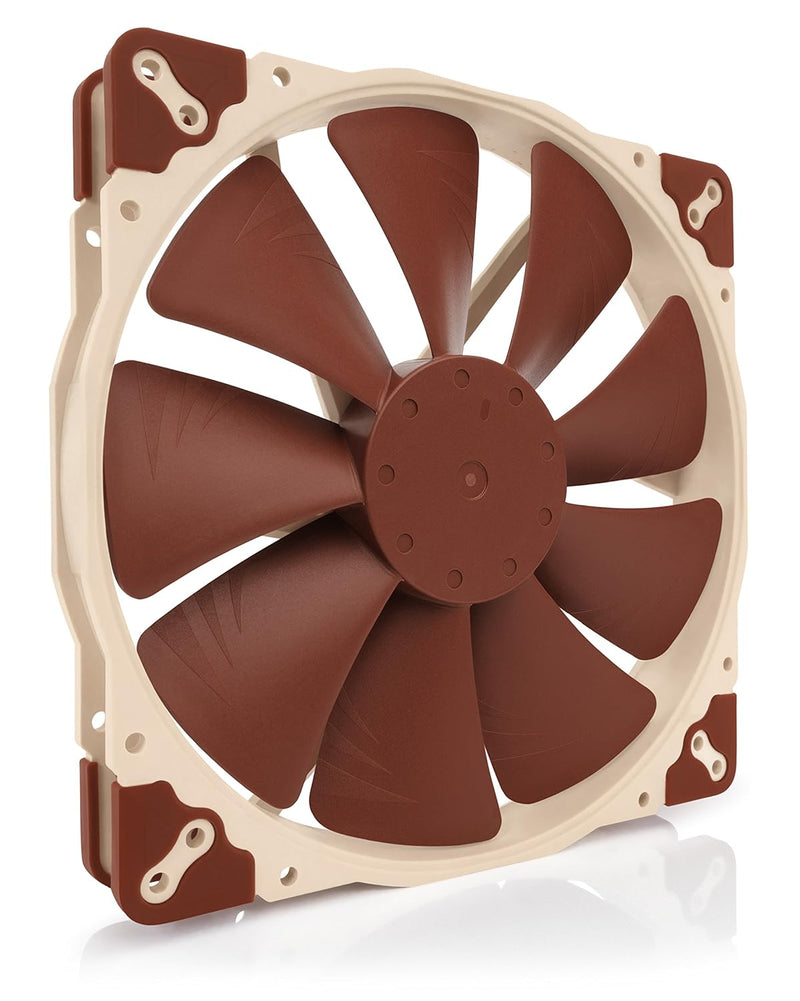 Noctua NF-A20 5V, Leiser Premium-Lüfter mit USB Stromadapterkabel, 3-Pin, 5V Version (200x30mm, Brau