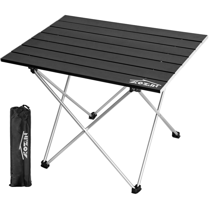 Campingtisch Klappbar, Klapptisch Camping, Tragbarer Picknicktisch Faltbar, Kleiner Aluminium-Klappt