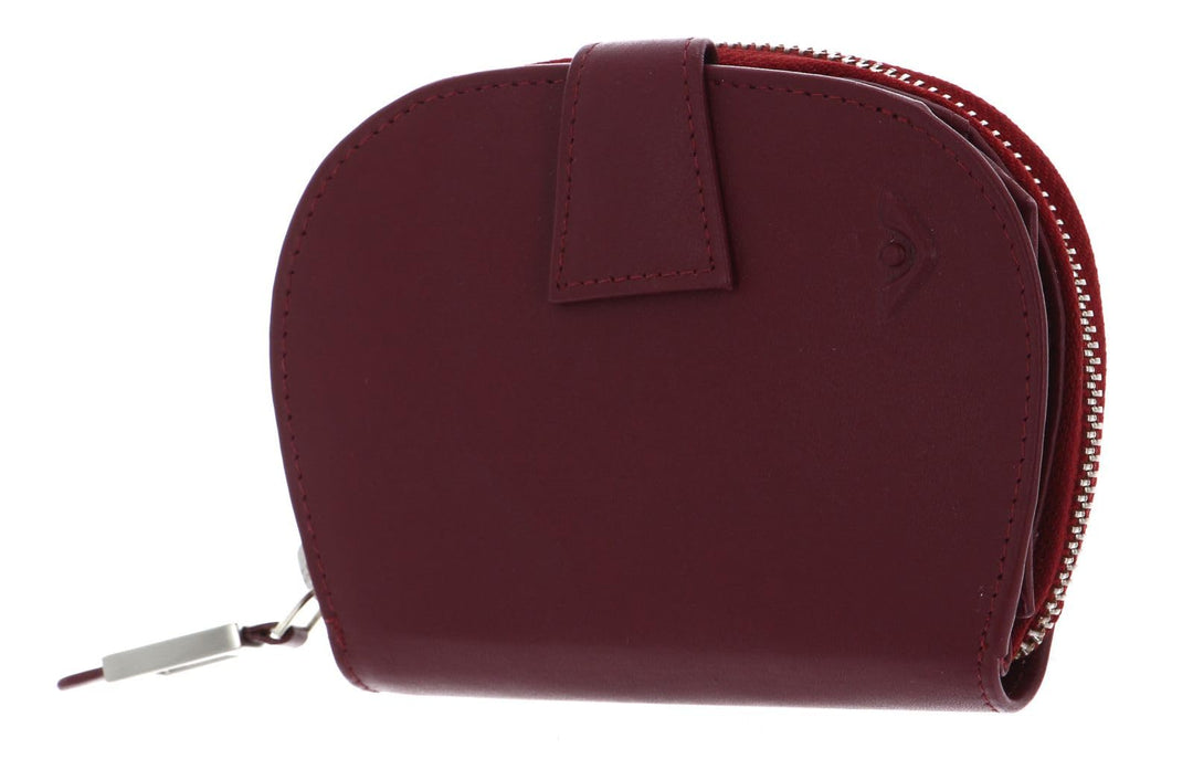 Voi Soft Penny Geldbörse Leder 13 cm Granat, Granat