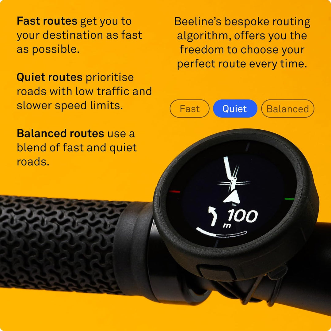 Beeline Velo 2 Navigationsgerät Ø46,4mm für Fahrrad + universelle Lenkerhalterung | Fahrrad
