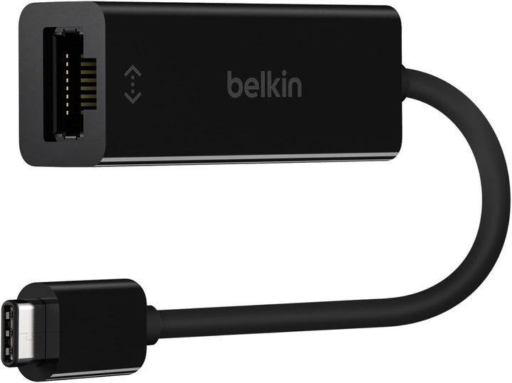 Belkin USB-C auf Gigabit Ethernet Adapter (15cm, USB-C Stecker, RJ45-Buchse, unterstützt 10/100/1000