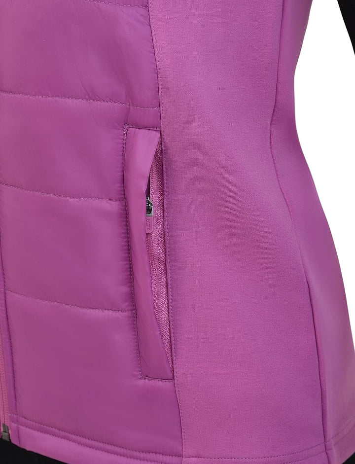 TCA Damen Excel Runner Gilet Daunenjacke M Rosa, M Rosa