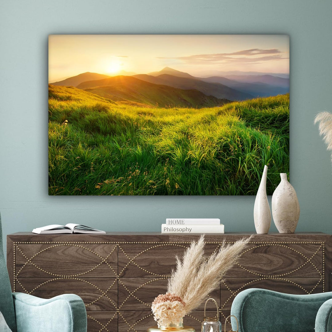 MuchoWow© Bilder Gross 120x80 cm XXL Wohnzimmer Deko Modern Wandbild Foto auf Leinwand Bild Schlafzi