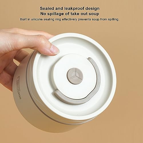 Pissente Isolierte -Lunchbox, Isolierter Lunchbehälter aus 304 Edelstahl, Versiegelt, Multifunktiona