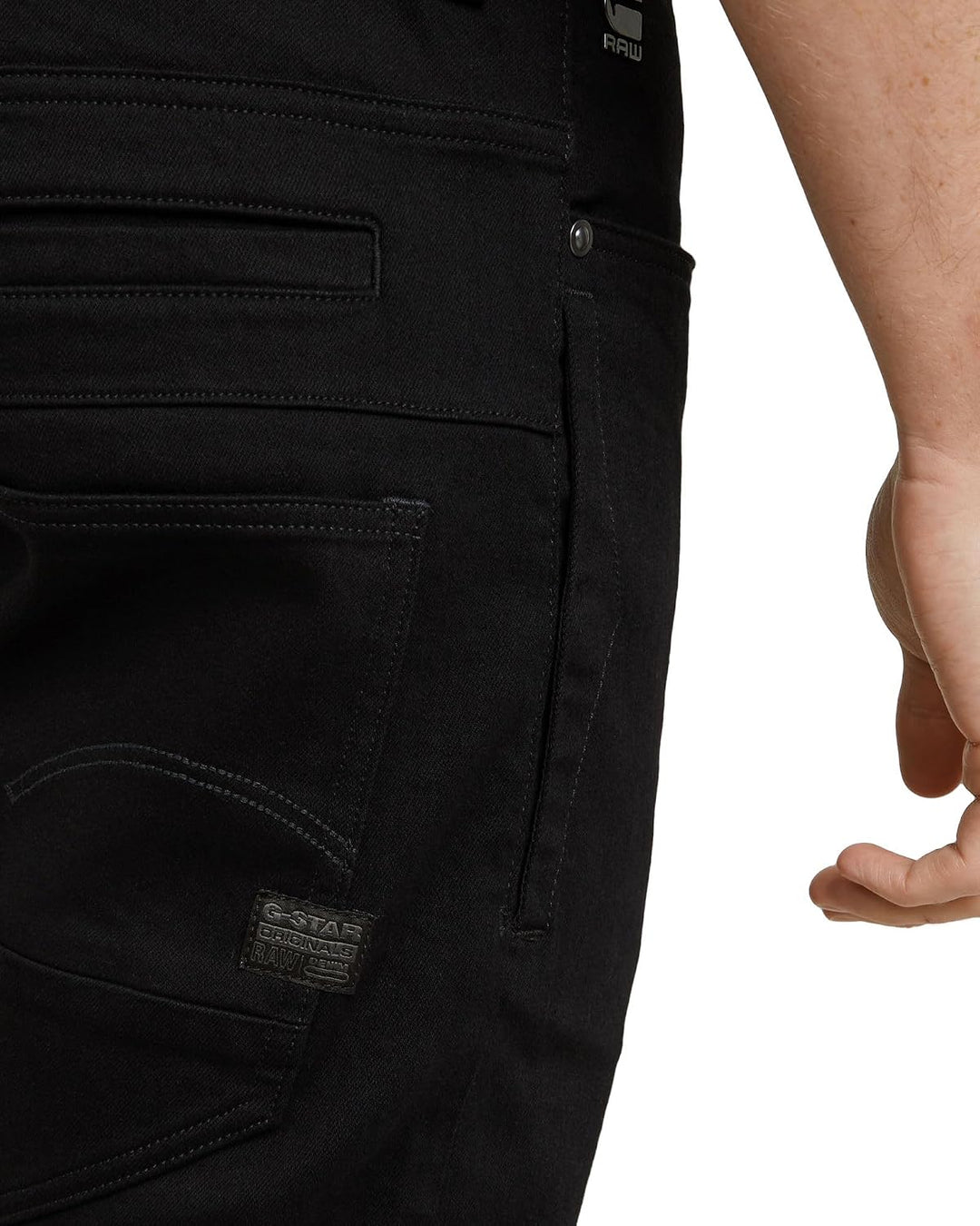 G-STAR RAW Herren D-Staq 3D Slim Jeans 26W / 30L Schwarz (Pitch Black D05385-b964-a810), 26W / 30L S