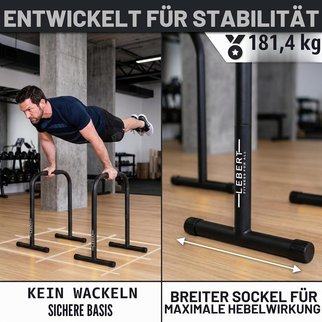 Lebert Fitness Equalizer mit Resistance Band Black -