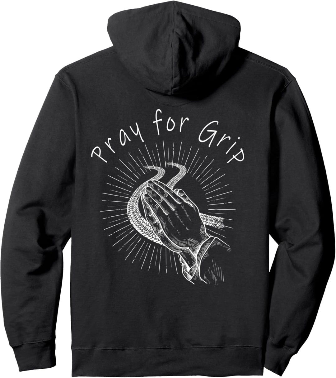 BACKPRINT Pray for Grip Boost Driften Motorsport JDM Tuning Pullover Hoodie