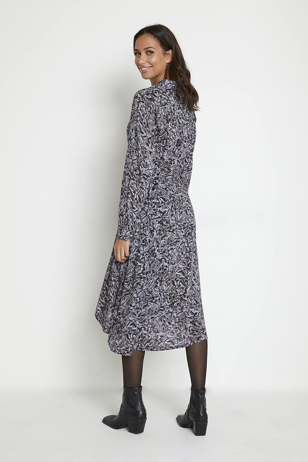 KAFFE Kleid KAclark, Tradewinds/Black Graphic Print