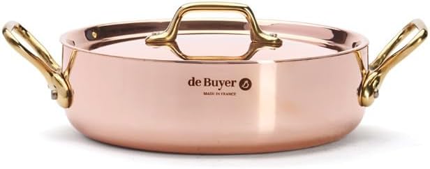 De Buyer Bratentopf, Kupfer, orange, 20 cm