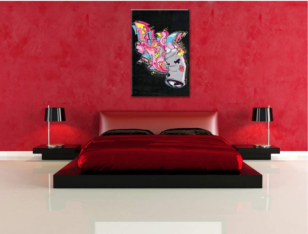 Dark Imaginarium black Leinwandbild Bild auf Leinwand, XXL riesige Bilder fertig gerahmt mit Keilrah